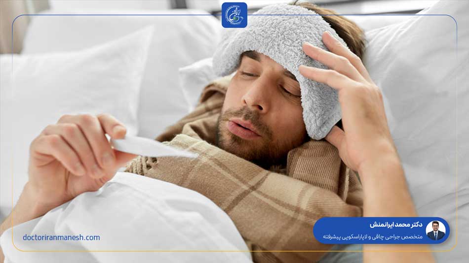راههای درمان و کاهش تب بعد از اسلیو معده