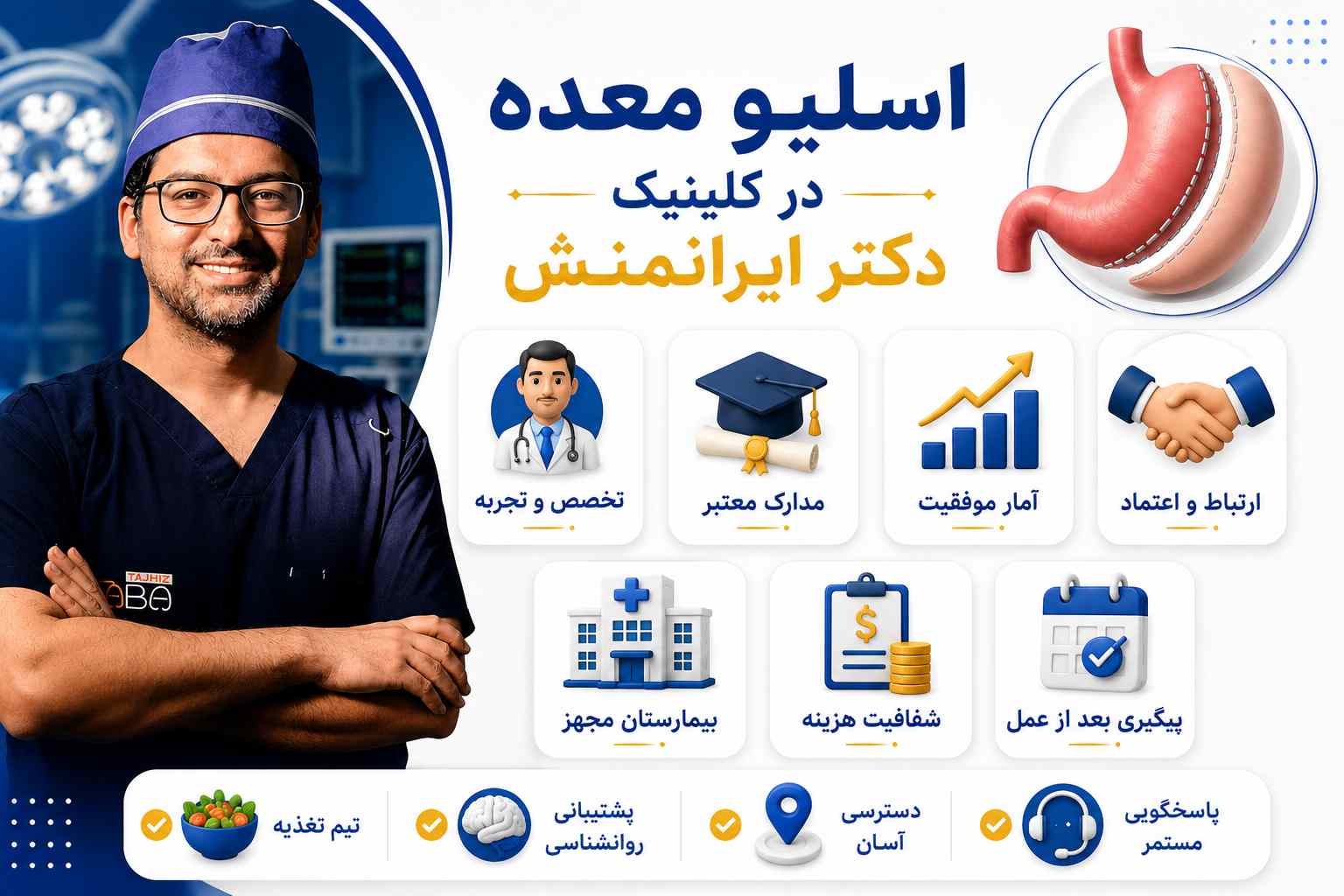 اسلیو معده دکتر ایرانمنش